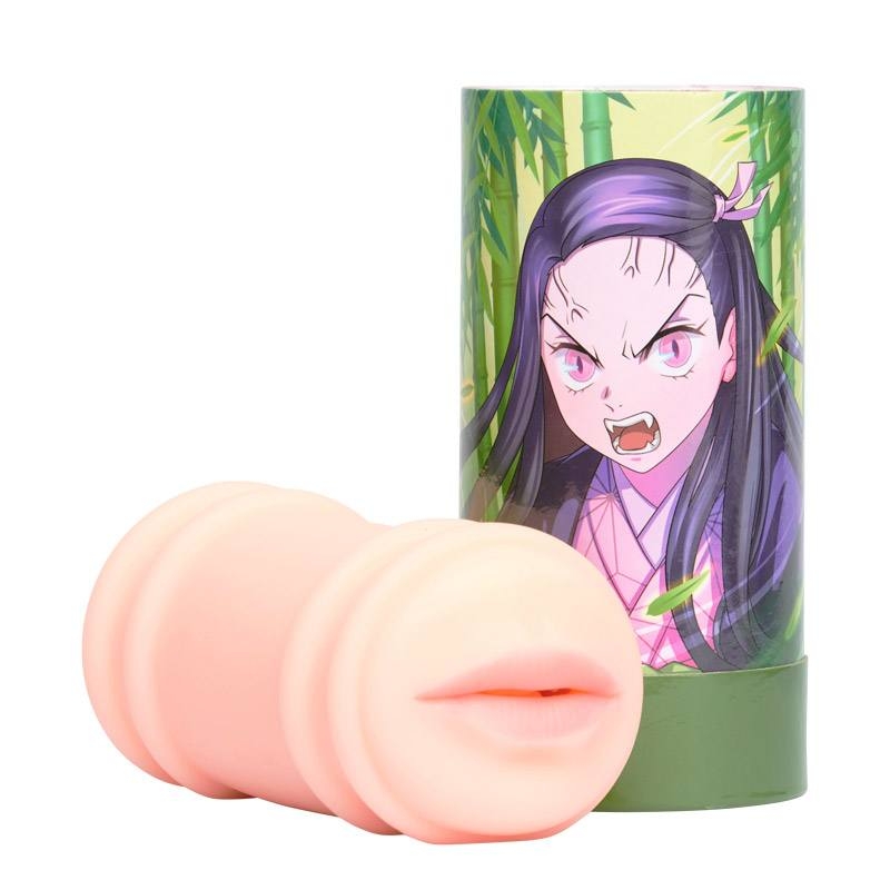 Nezuko's Double Tooth Blowjob 